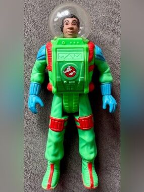 The Real Ghostbusters: 1989 Winston Zeddmore Super Fright Features Figure Kenner